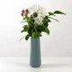 Ваза для цветов MBM HOME пластиковая 23 см DH-FLOWERS-05 BLUE Голубая - изображение 1
