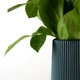 Ваза для цветов MBM HOME пластиковая 23 см DH-FLOWERS-05 DARK BLUE Синяя - изображение 3
