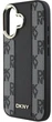 Etui DKNY Checkered Pattern Magsafe do Apple iPhone 16 Black (3666339333140) - obraz 5