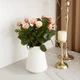 Ваза для квітів MBM HOME пластикова 20 см DH-FLOWERS-04 WHITE Біла - зображення 1