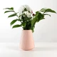 Ваза для цветов MBM HOME пластиковая 20 см DH-FLOWERS-04 PINK Розовая - изображение 1