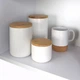 Емкость для хранения МВМ HOME 800 мл KP-13 M WHITE/WOOD белая/дерево - изображение 2