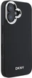 Etui DKNY Plain Silver Logo MagSafe do Apple iPhone 16 Black (3666339333225) - obraz 4