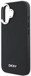 Etui DKNY Plain Silver Logo MagSafe do Apple iPhone 16 Black (3666339333225) - obraz 5