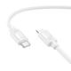 Кабель HOCO C до Lightning Benefit PD silicone charging data cable X122 |1m, 27W| White - изображение 1