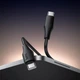 Кабель HOCO C to C Bien 60W silicone charging data cable X124 |1m, 60W| Black - зображення 4