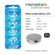 Батарейка SR731SW (329) Renata 1,55V silver oxide (1 бат.) - изображение 2