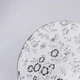 Килимок для сервірування столу Flowers 38 см, срібло HP-36327-12G - зображення 2