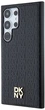 Etui DKNY Leather Pattern Metal Logo MagSafe do Samsung Galaxy S24 Ultra Black (3666339276881) - obraz 2