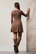 Сукня PrettyKids пд11646 світло-шоколадна 164 - изображение 2