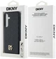 Etui DKNY Leather Pattern Metal Logo MagSafe do Samsung Galaxy S24 Plus Black (3666339276874) - obraz 8