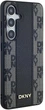 Etui DKNY Leather Checkered Mono Pattern MagSafe do Samsung Galaxy S24 Black (3666339276805) - obraz 4