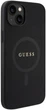 Панель Guess Saffiano MagSafe для Apple iPhone 15 Plus/14 Plus Black (3666339155773) - зображення 3