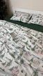 Комплект постельного белья Фланель Елка Новый Год полутороспальный 150х210 см - изображение 4