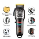 Машинка VGR V-699 для стрижки волос и бороды, аккумуляторная, с LED-дисплеем, черный (DT-367) - изображение 5