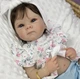 Реалистичная кукла Реборн Reborn Бетти Bettie 50см девочка анатомическая винил силикон новороженная младенец Betty брюнетка голубой наряд - изображение 2