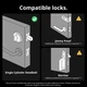 Розумний замок SwitchBot Lock Pro + Keypad Touch (Відбиток пальця), Wi-Fi, Matter, Чорний - Б/В - зображення 5