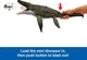 Динозавр Мозазавр Мир Юрского периода Jurassic world Mosasaurus Dinosaur Bite N Blast JJP80 65см Mattel - изображение 2