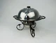 Садж для подачі та підігріву шашлику Grillmaster 36 см посилений кований з кришкою та підносом (125-10-SJ-6565) - зображення 1