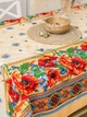 Скатерть на стол льняная 150х110 Бежевый - изображение 2