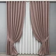 Комплект штор VR-Textil рогожка премиум TERRA LUXE 200х270 2шт и Тюль 500х270 1863ш-115т пудровый с белым 71-080/6 - изображение 1