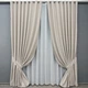 Комплект штор VR-Textil рогожка премиум TERRA LUXE 200х270 2шт и Тюль 500х270 1859ш-115т пепельный с белым 71-077/6 - изображение 1