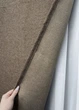 Комплект штор VR-Textil лен премиум ELEMENTA 150х270 2шт и Тюль 400х270 1864ш-115т серо-коричневый с белым 71-070/3 - изображение 5
