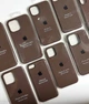 Чохол iPhone 16 Pro Max Silicone Case Full new brown - изображение 2
