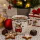 Новорічна кружка фарфору Happy Holidays 360 мл – святкова кружка (311-133-4) - зображення 1