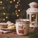 Новорічна кружка фарфору Happy Holidays 360 мл – святкова кружка (311-133-4) - зображення 2
