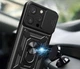 Чехол Primo Shockproof для Apple iPhone 15 Pro - противоударный, с подставкой и шторкой для камеры - Black - изображение 9
