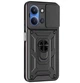 Чехол Primo Shockproof для Xiaomi Redmi 15C 4G / Poco C85 - противоударный, с подставкой и шторкой для камеры - Black - изображение 1