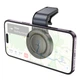 Автотримач для телефона HOCO H59 Show ring magnetic car holder (L air outlet) Black Metal Gray (6942007637596) - изображение 4