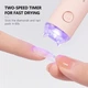 Лампа на аккумуляторе (180mah), с USB Led 10 (3 Вт.) для прихвата верхних форм, гелевых типс и декора - изображение 9