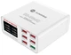Быстрое зарядное устройство Sunshine SS-304Q 3.5A / 5xUSB / 1xUSB QC3.0 / 40W White - изображение 1