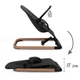 Кресло-качалка детская для новорожденного Kidwell LARO Black/Wooden / Шезлонг качалка для детей с игрушками - изображение 8