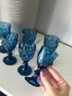 Набір чарок з кольорового скла 6 шт Glassware 40 мл Синій EK9057 - изображение 5
