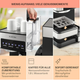 Кавоварка Arabica Comfort 1350W 20 бар 1.8л сенсорна панель управління - зображення 3