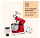 Кухонный комбайн XL Klarstein Renata Rossa 3-в-1 2000 Вт 10 л - изображение 3