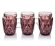 Набір кольорових склянок 6шт Glassware 270 мл Рожевий EK11005 - изображение 1