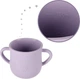 Набір посуду для годування дітей Ikonka фіолетовий 9 елементів (5903039740785) - зображення 7