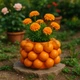 Кількість: Ваза фарфорова Orange Мандарин D21 х 14 см (457-333) - зображення 2