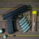 Пневматичний пістолет Glock 17, Borner 17 + 500 кульок та 5 балонів СО2 - изображение 1