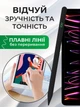 Стилус универсальный ручка для планшета телефона айпада андроида с дисплеем высокочувствительный аксессуар для рисования письма заметок работает на всех сенсорных устройствах черный Joy of life + 2 сменные наконечники и кабель в подарок - изображение 6