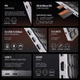 Клавіатура дротова Axagon HMC-KB 9 in 1 USB Silver/Black (HMC-KB-CRL) - зображення 8