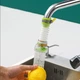 Гнучка висувна насадка фільтр для води, водоочищувач на кран / змішувач, що обертається на 360°, зелений (121082129) - зображення 2