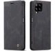Чехол-книжка CaseMe из нубука для Samsung A12/M12 Чёрный - изображение 13