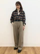 Рубашка хлопковая женская Uniqlo 402640293 XS Коричневая в клетку (1159797492) - изображение 4