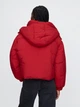 Куртка демисезонная короткая с капюшоном женская Gap 273312600 XS Красная (1159835704) - изображение 2