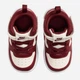 Детские высокие кеды для девочки Nike Court Borough Mid 2 (Tdv) CD7784-013 25 Soft Pearl/Dark Team Red (198484908490) - изображение 5